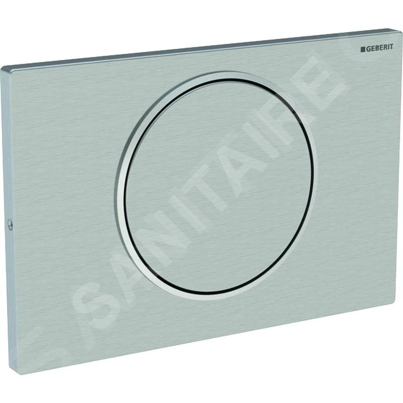 Geberit Sigma10 - Plaque de déclenchement à visser, inox 115.787.SN.5