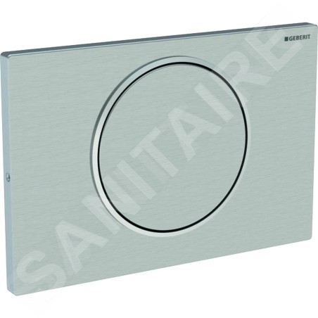 Geberit Sigma10 - Plaque de déclenchement à visser, inox 115.787.SN.5