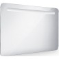 Nimco Miroirs - Miroir de salle de bains série 2000 rétro-éclairé par LED, 1000 x 600 mm, carré, aluminium ZP 2004 Nimco Miroirs - Miroir de salle de bains série 2000 rétro-éclairé par LED, 1000 x 600 mm, carré, aluminium ZP 2004