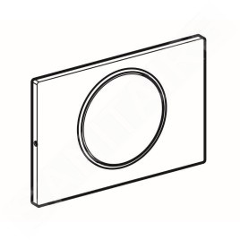 Geberit Sigma10 - Plaque de déclenchement à visser, inox 115.787.SN.5