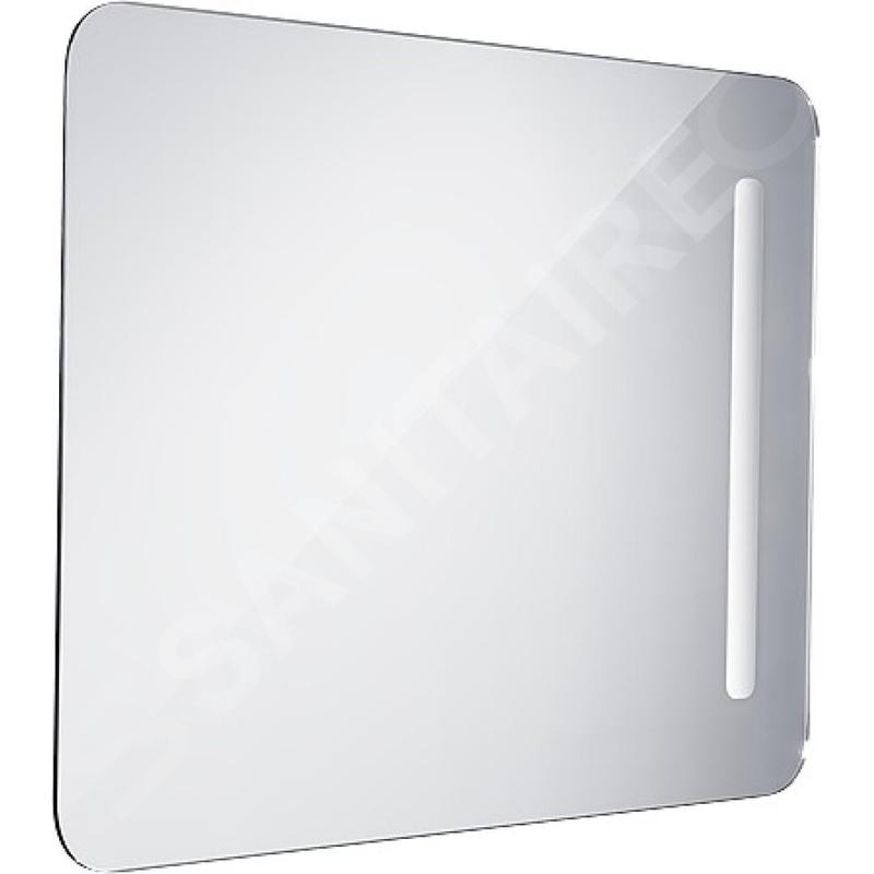 Nimco Miroirs - Miroir de salle de bains série 2000 rétro-éclairé par LED, 600 x 800 mm, carré, aluminium ZP 2002 Nimco Miroirs - Miroir de salle de bains série 2000 rétro-éclairé par LED, 600 x 800 mm, carré, aluminium ZP 2002