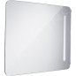 Nimco Miroirs - Miroir de salle de bains série 2000 rétro-éclairé par LED, 600 x 800 mm, carré, aluminium ZP 2002 Nimco Miroirs - Miroir de salle de bains série 2000 rétro-éclairé par LED, 600 x 800 mm, carré, aluminium ZP 2002