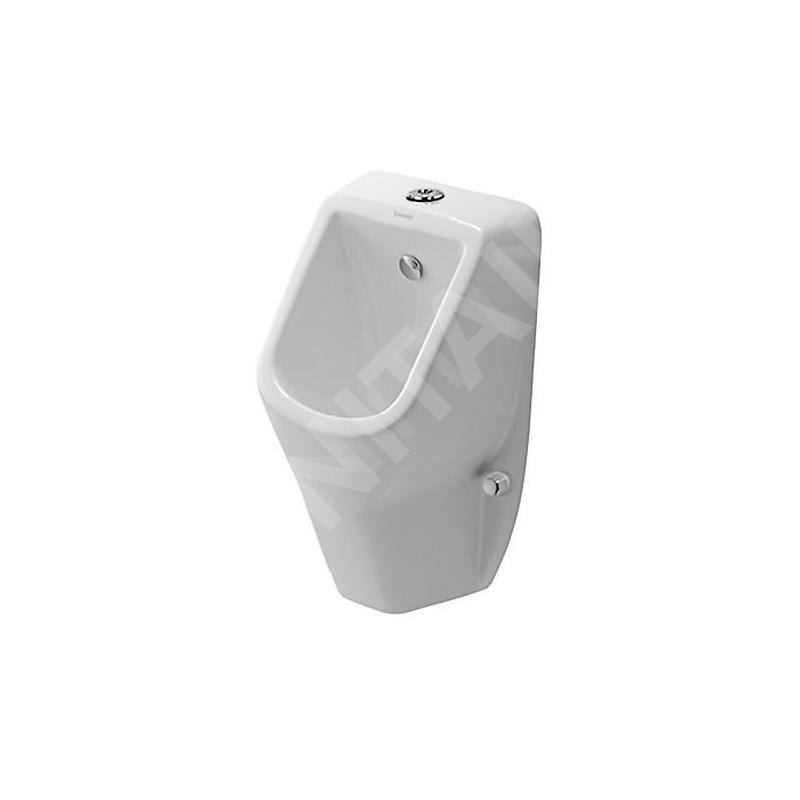Duravit D-Code - Urinoir, alimentation apparente, Rimless, avec HygieneGlaze, blanc alpin 0828302000 Duravit D-Code - Urinoir, alimentation apparente, Rimless, avec HygieneGlaze, blanc alpin 0828302000