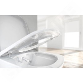 Tece TECEone - WC suspendu avec douchette bidet et abattant SoftClose, Rimless, blanc TECEONESET