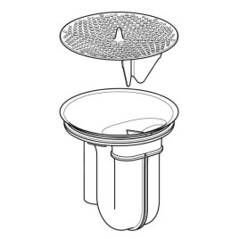 Geberit Accessoires - Stoppeur d'odeur pour urinoir avec fonction d’aspiration 243.312.00.1
