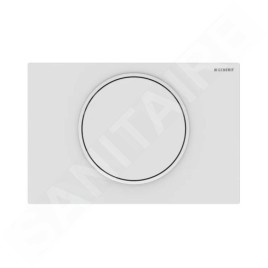 Geberit Sigma10 - Plaque de déclenchement, blanc mat 115.758.01.5