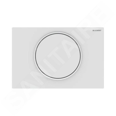 Geberit Sigma10 - Plaque de déclenchement, blanc mat 115.758.01.5