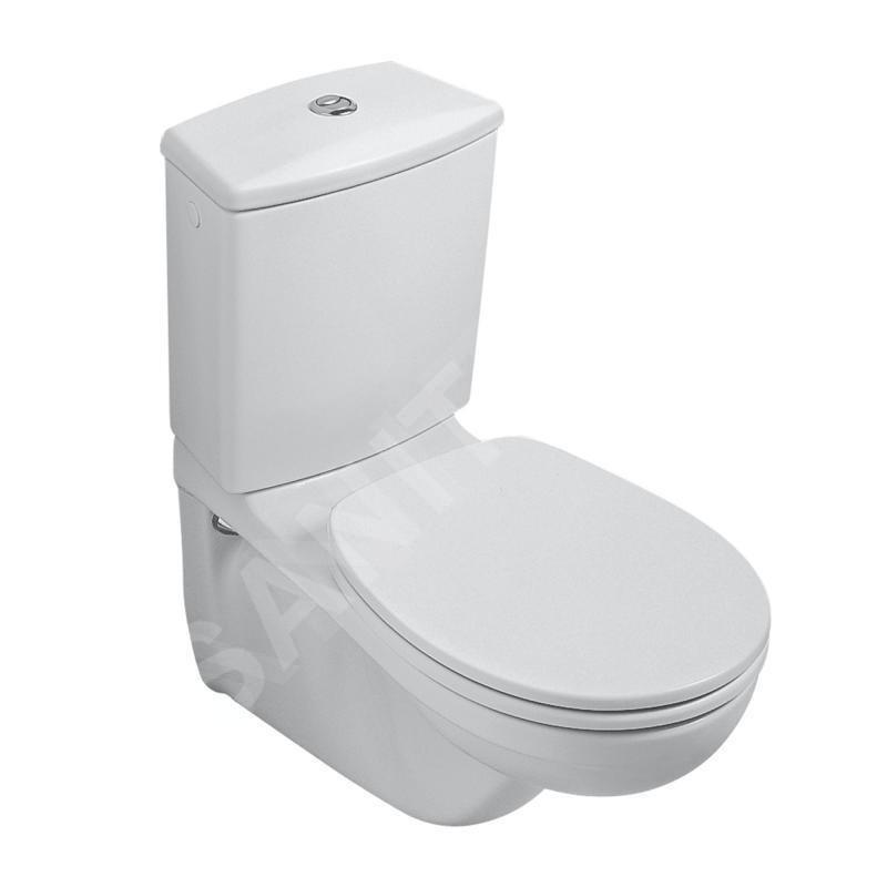 Villeroy & Boch O.novo - cuvette de WC, sortie arrière, CeramicPlus, blanc alpin 662310R1 Villeroy & Boch O.novo - cuvette de WC, sortie arrière, CeramicPlus, blanc alpin 662310R1