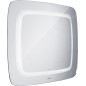 Nimco Miroirs - Miroir de salle de bains LED rétro-éclairé série 7000, 800 x 650 mm, arrondi, avec capteur, aluminium ZP 7001-S Nimco Miroirs - Miroir de salle de bains LED rétro-éclairé série 7000, 800 x 650 mm, arrondi, avec capteur, aluminium ZP 7001-S