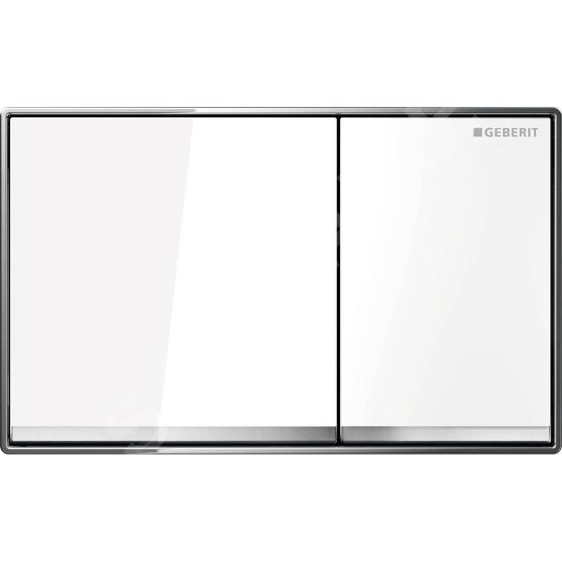 Geberit Omega60 - Plaque de déclenchement OMEGA60, blanc 115.081.SI.1