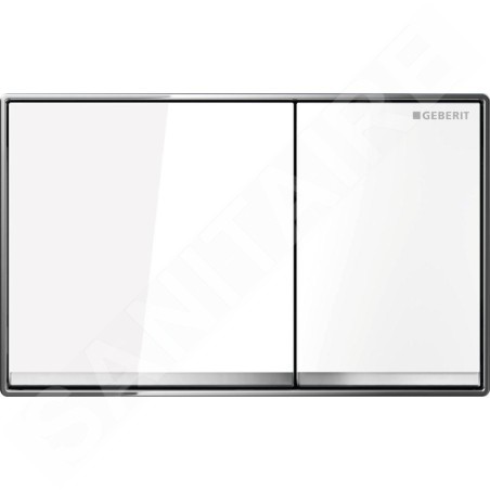 Geberit Omega60 - Plaque de déclenchement OMEGA60, blanc 115.081.SI.1