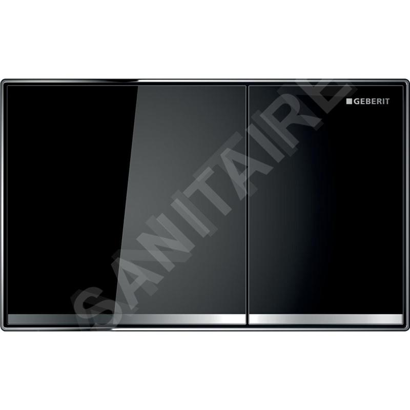 Geberit Sigma60 - Plaque de déclenchement, verre/noir 115.640.SJ.1 Geberit Sigma60 - Plaque de déclenchement, verre/noir 115.640.SJ.1