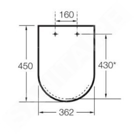 Roca Meridian - Abattant WC, SlowClose, blanc A8012A200B