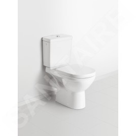 Villeroy & Boch O.novo - cuvette de WC, sortie arrière, DirectFlush, AntiBac, CeramicPlus, blanc alpin 5661R0T2