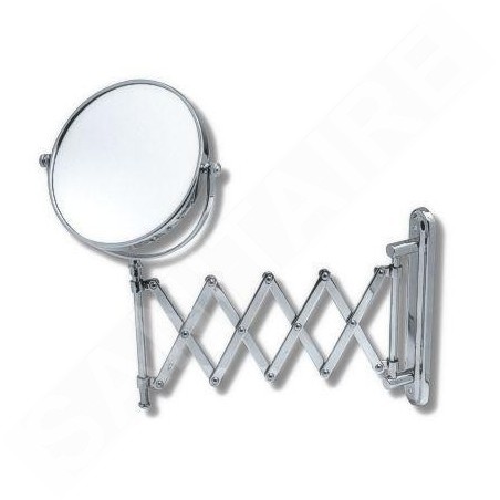 Novaservis Accessoires de salles de bain - Miroir cosmétique, grossissant, extractible, chromé 6968,0