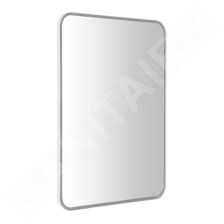 Sapho Float - Miroir en cadre, 500x700 mm avec éclairage LED, blanc brillant 22571