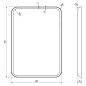 Sapho Float - Miroir en cadre, 500x700 mm avec éclairage LED, blanc brillant 22571 Sapho Float - Miroir en cadre, 500x700 mm avec éclairage LED, blanc brillant 22571