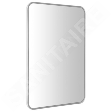 Sapho Float - Miroir arrondi avec éclairage LED  600x800 mm, blanc 22572