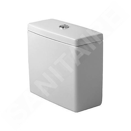 Duravit Starck 3 - Réservoir de chasse, Dual-Flush, alimentation par la droite/ la gauche, blanc 0920000005