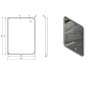 Sapho Float - Miroir arrondi avec éclairage LED 600x800 mm, blanc 22572 Sapho Float - Miroir arrondi avec éclairage LED 600x800 mm, blanc 22572