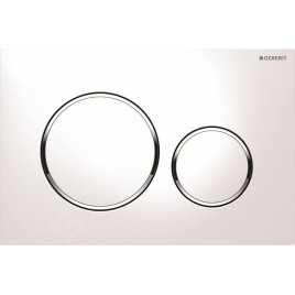 Geberit Duofix - Set de bâti-support, WC suspendu Rimless+ abattant SoftClose Ideal Standard Tesi, plaque de déclenchement