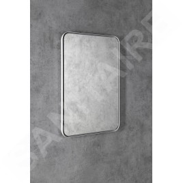 Sapho Float - Miroir arrondi avec éclairage LED  600x800 mm, blanc 22572