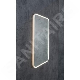Sapho Float - Miroir arrondi avec éclairage LED  600x800 mm, blanc 22572