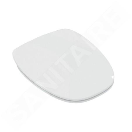 Ideal Standard Dea - Siège de toilettes ultra plat softclose, blanc mat T676783