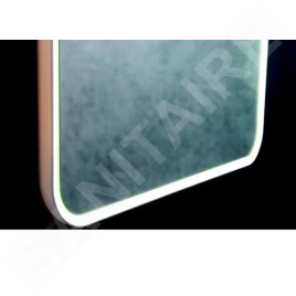 Sapho Float - Miroir arrondi avec éclairage LED  600x800 mm, blanc 22572