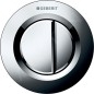 Geberit Systèmes de chasse d’eau - Déclenchement à distance type 01, pneumatique, pour rinçage double touche, chrome brillant
