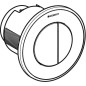 Geberit Systèmes de chasse d’eau - Déclenchement à distance type 01, pneumatique, pour rinçage double touche, chrome brillant