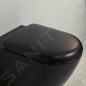 Villeroy & Boch Antao - Abattant de WC, SoftClosing, QuickRelease, Pure Black 8M67S1R7