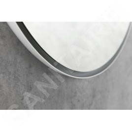 Sapho Float - Miroir avec éclairage LED, diamètre 740 mm, blanc 22574