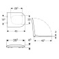 Geberit Smyle - Abattant WC, softclose, blanc 500.233.01.1