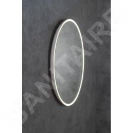 Sapho Float - Miroir avec éclairage LED, diamètre 740 mm, blanc 22574