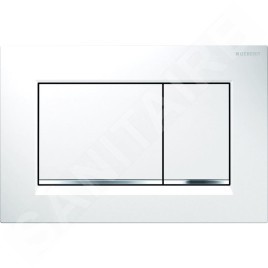 Geberit Duofix - Ensemble bâti-support, cuvette de toilette et siège Subway 2.0, DirectFlush, SoftClose, CeramicPlus et plaque