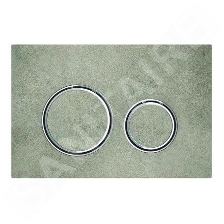 Geberit Sigma21 - Plaque de déclenchement, chrome/décor béton 115.884.JV.1