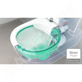 Villeroy & Boch Memento 2.0 - WC suspendu, sortie arrière, DirectFlush, CeramicPlus, blanc alpin 4633R0R1