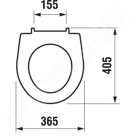 Jika Lyra plus - Abattant WC, duroplast, blanc H8933803000631