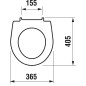 Jika Lyra plus - Abattant WC, duroplast, blanc H8933803000631