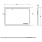 Sapho Gemini II - Miroir avec éclairage LED, 1000x700 mm GM100 Sapho Gemini II - Miroir avec éclairage LED, 1000x700 mm GM100