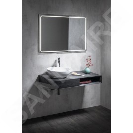 Sapho Gemini II - Miroir avec éclairage LED, 1000x700 mm GM100