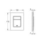 Grohe Skate Cosmopolitan S - Plaque de déclenchement, Hard Graphite brossé 37535AL0