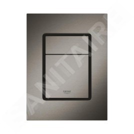 Grohe Skate Cosmopolitan S - Plaque de déclenchement, Hard Graphite brossé 37535AL0
