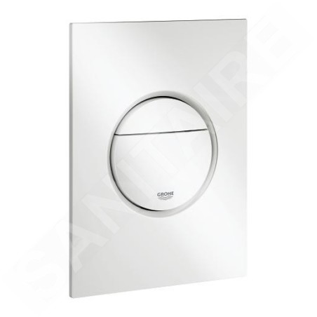 Grohe Nova Cosmopolitan S - Plaque de déclenchement, blanc alpin 37601SH0
