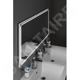 Sapho Gemini II - Miroir avec éclairage LED, 1100x650 mm GM110