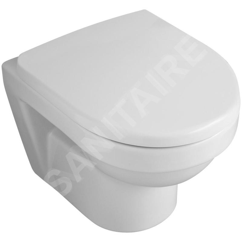 Villeroy & Boch Architectura - Abattant WC avec couvercle, Softclose, blanc 9M66S201