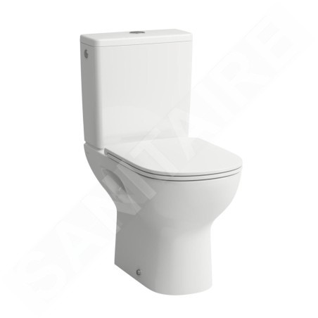 Laufen Lua - WC cuvette à poser, Rimless, vidage au fond, LCC, blanc H8240870000001