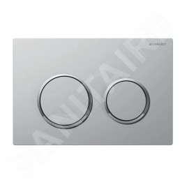 Geberit Kappa21 - Plaque de déclenchement, chrome mat / chrome brillant 115.240.KN.1