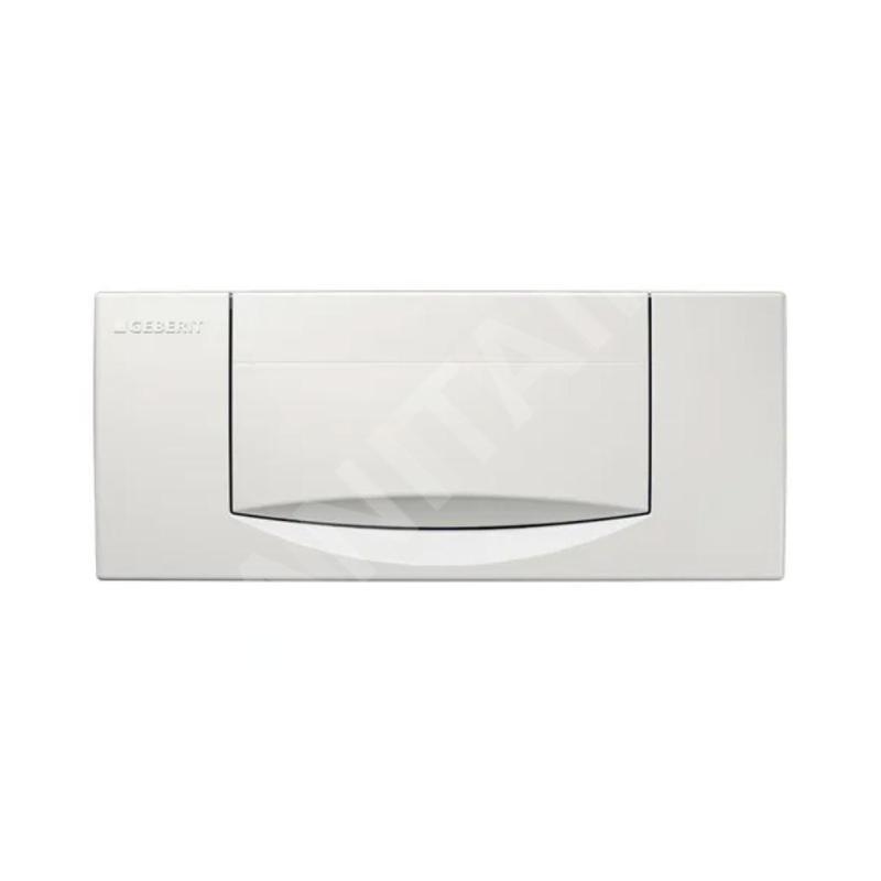 Geberit Systèmes de chasse d’eau - Plaque de déclenchement 300T, blanc 115.333.11.1